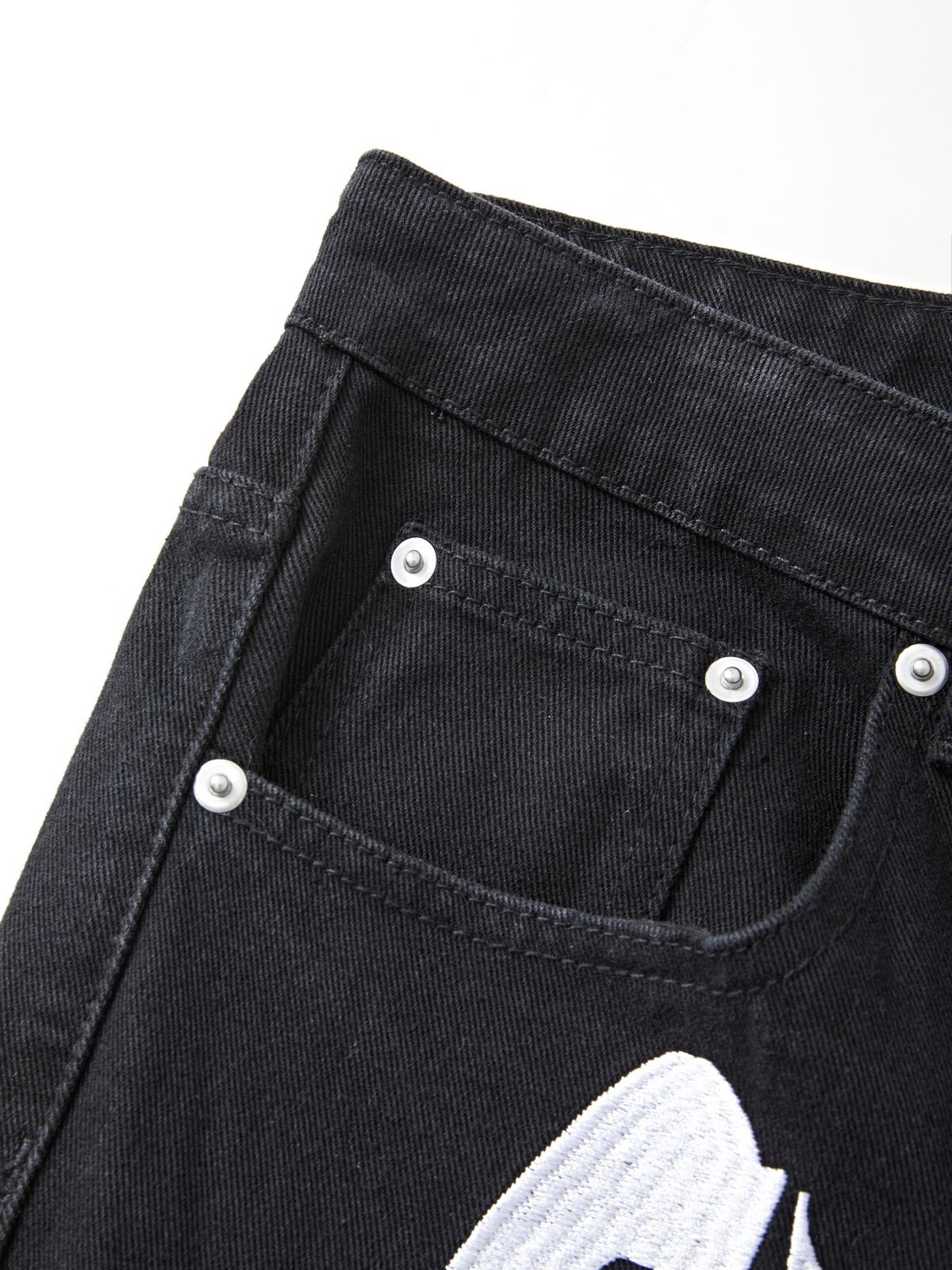 Men's Washed Revenge Straight Leg Jeans-8